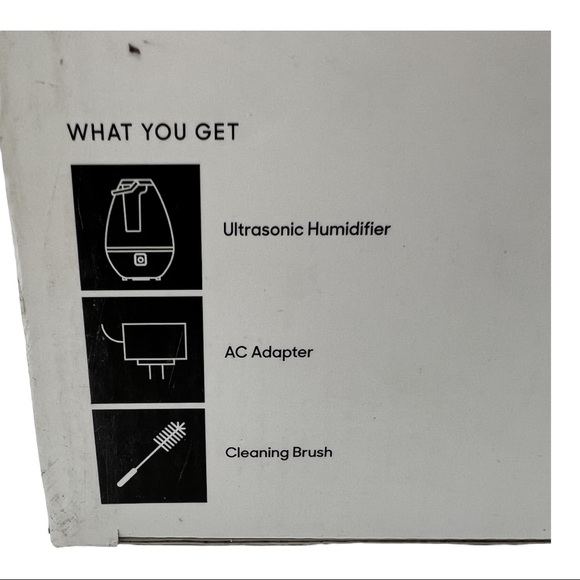 NEW Sharper Image HU1-0065-110 Ultrasonic Humidifier White 0.4 gallon - Picture 8 of 8